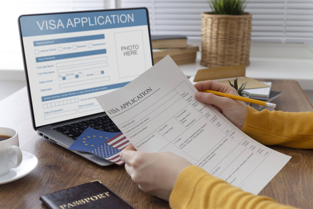visa-application Solicitud de visa